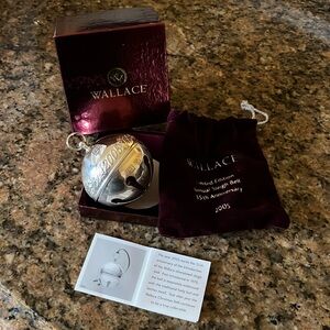 Wallace Silversmiths 2005 Silverplated sleigh bell